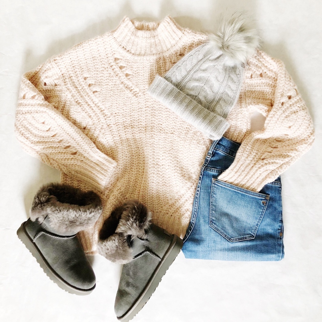 Fashion Look Featuring LOFT Sweaters and Halogen Hats by jillgg - ShopStyle