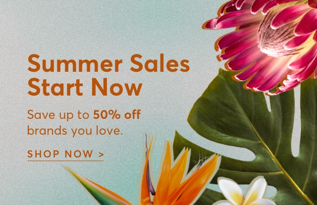 SUMMER SALES TO SHOP NOW