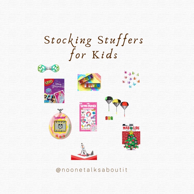 Stocking stuff for the babies and kiddos!!
