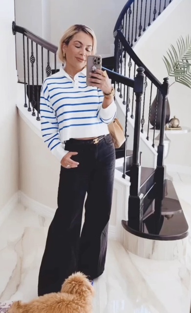 Striped Polo-necks make a great smart casual staple. #ShopStyle #ContributingEditor #LooksChallenge #TrendToWatch