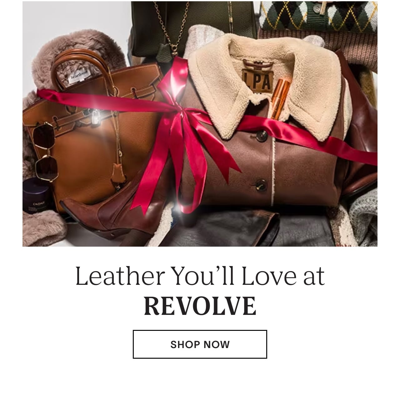 Leather you're love at REVOLVE