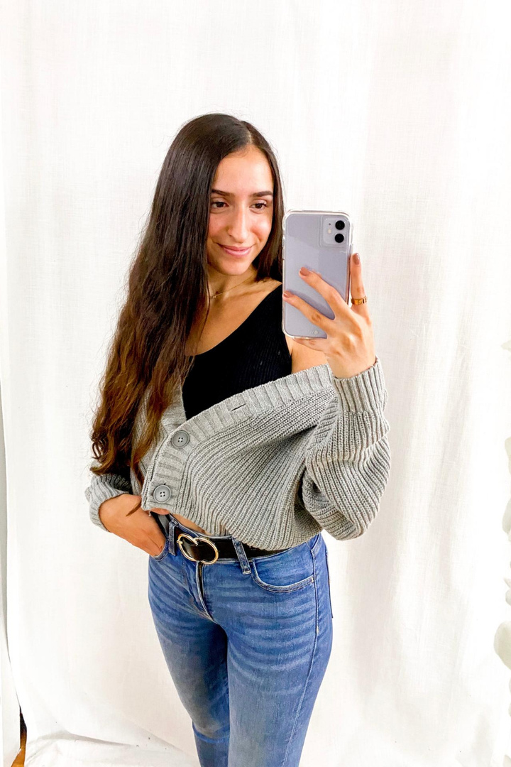 bdg mari cropped cardigan