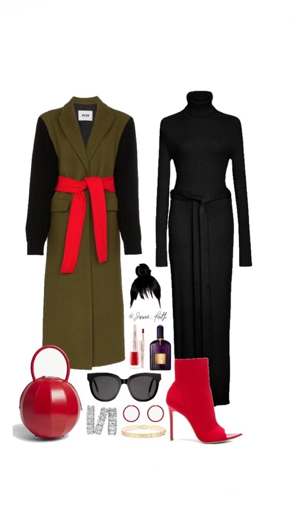 Fashion Look Featuring MSGM Coats and Gianvito Rossi Boots by ...