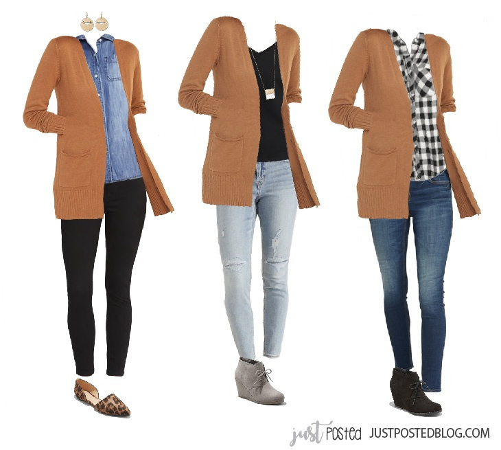 Look by Just Posted featuring Old Navy Open-Front Long-Line Sweater for Women