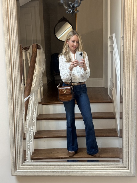 . These jeans fit true to size and come in petite length! 
 #ShopStyle #MyShopStyle #ContributingEditor #TrendToWatch #Petite