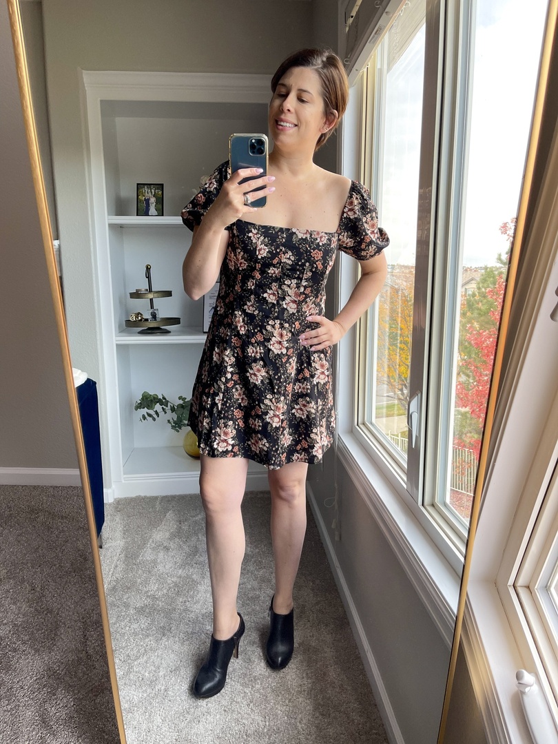 Fashion Look Featuring Vince Camuto Shoes and Abercrombie & Fitch Dresses  by themomedit - ShopStyle