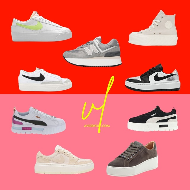 ity. #elevate your #sneakergame with these platform sneakers by #nike, #adidas, #converse #chucktaylor #puma and #newbalance.
