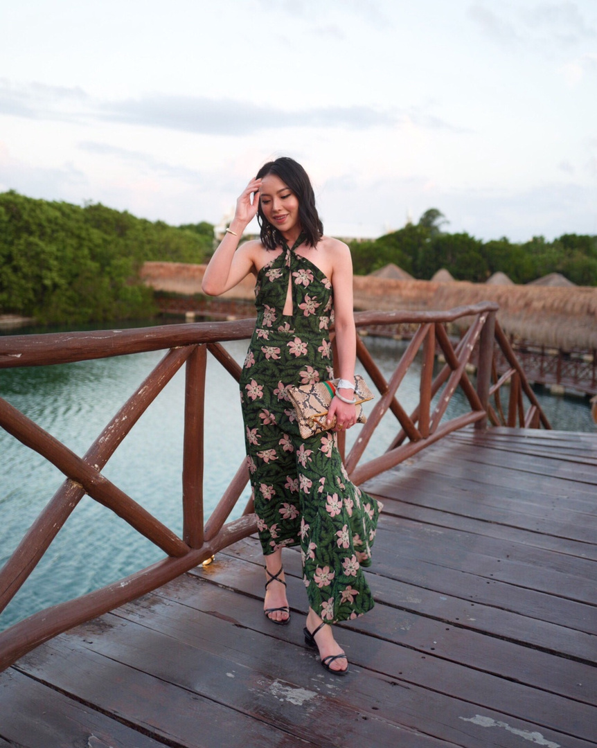 topshop hibiscus dress