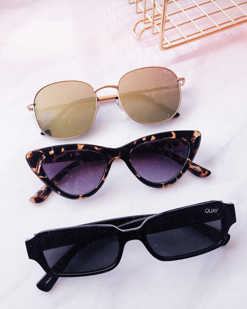 Fashion Look Featuring Saint Laurent Sunglasses and Cat Eye Sunglasses ...