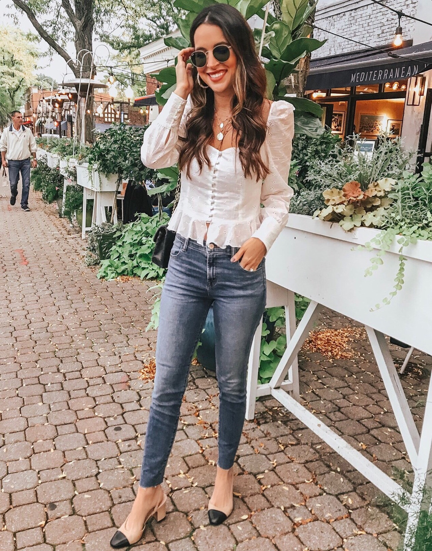 Fashion Look Featuring J Brand Skinny Jeans and Franco Sarto Sandals by ...