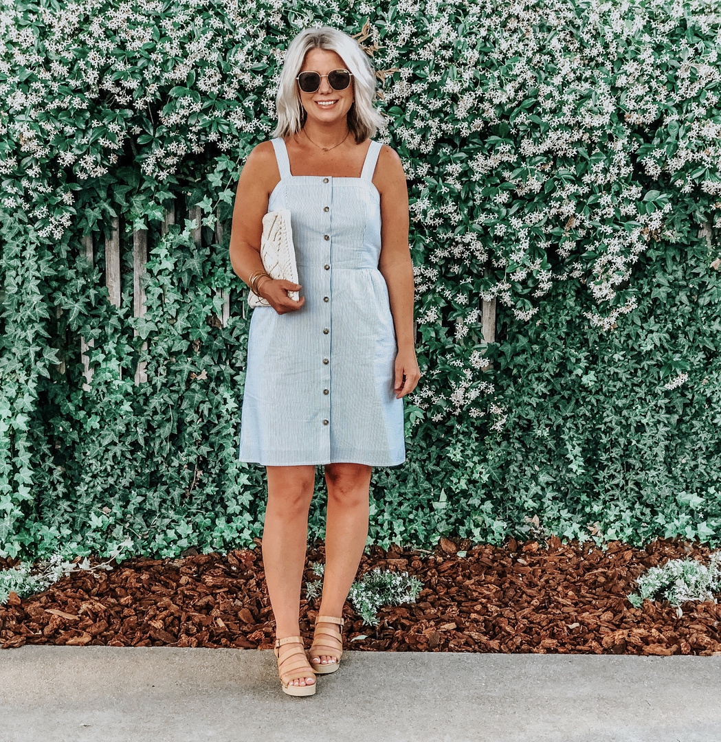 j crew factory seersucker dress