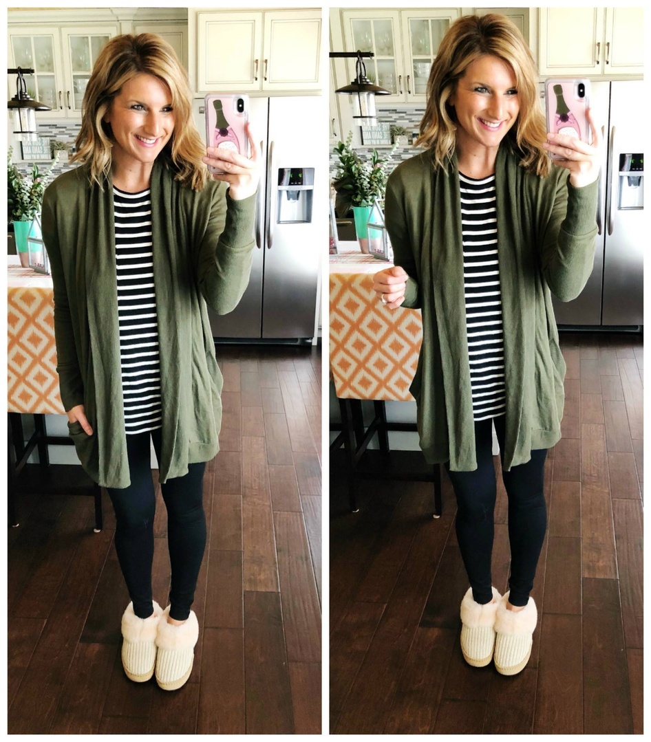 Fashion Look Featuring Gibson Cardigans and Zella Clothes and Shoes by ...