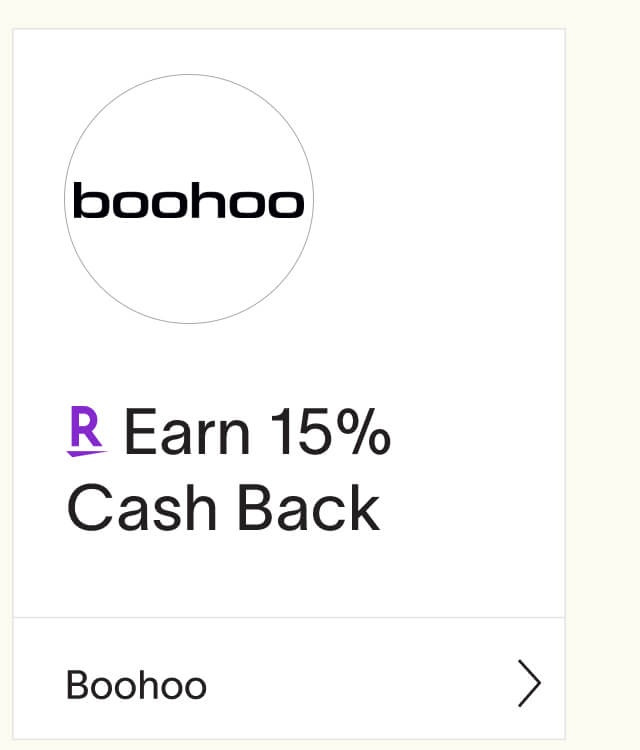 Boohoo 15% CashBack