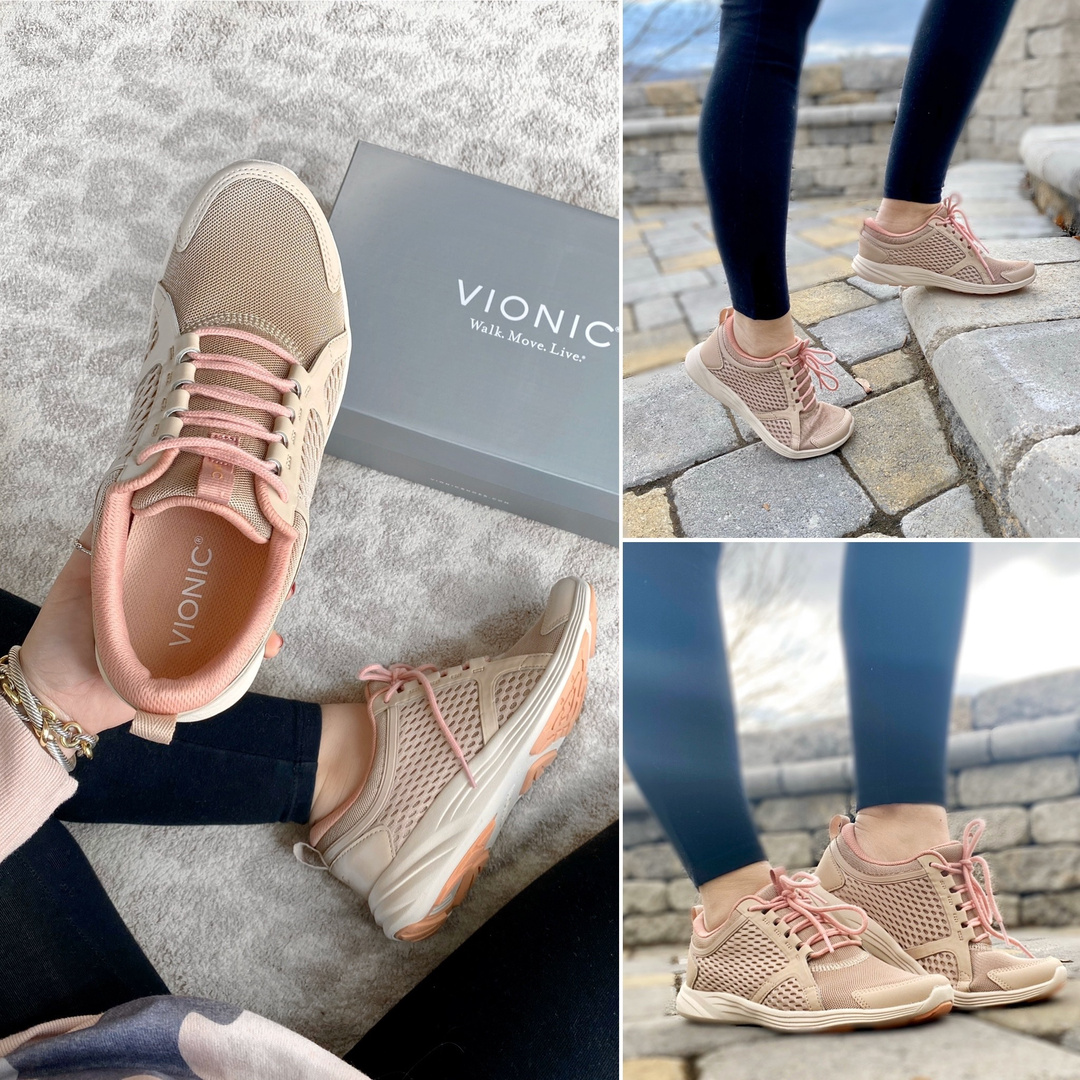 vionic mesh sneakers