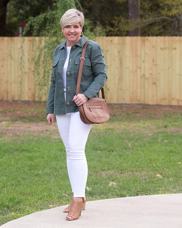 Look by Savvy Southern Chic featuring Free Assembly Womens Surplus Shirt Jacket