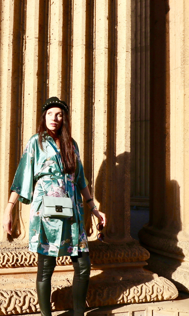 Look by CAfashionlifestyle featuring Lynn graphic print kimono