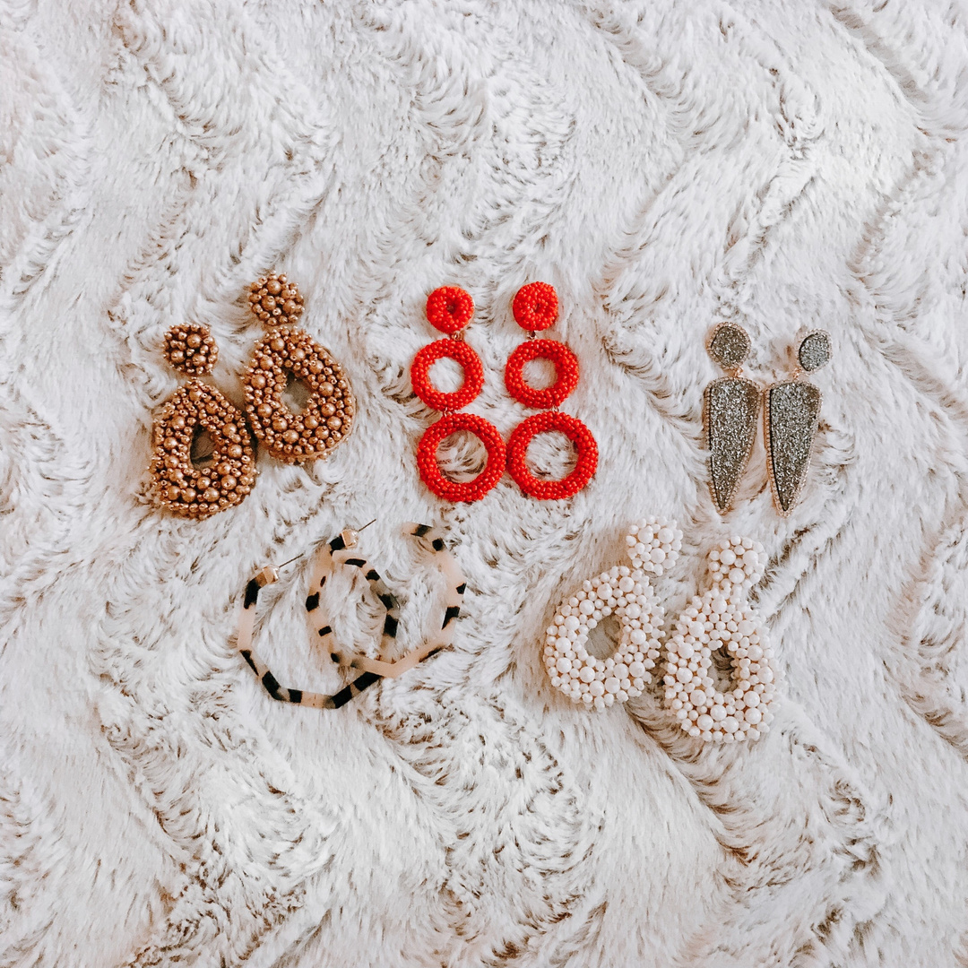 Rounded up some of my favorite earrings right now from BaubleBar! #ShopStyle #shopthelook #SpringStyle #SummerStyle #MyShopStyle #WeddingGuestLooks #BeachVacation #BirthdayParty #WearToWork #BlackTieLooks #NYFW #GirlsNightOut #DateNight #WeekendLook #TravelOutfit #OOTD #statementearrings #earrings #baublebar #fashionblogger #styleblogger