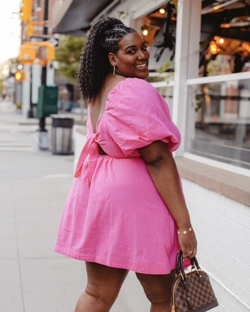 Louis Vuitton Alma Mini Pink Dress