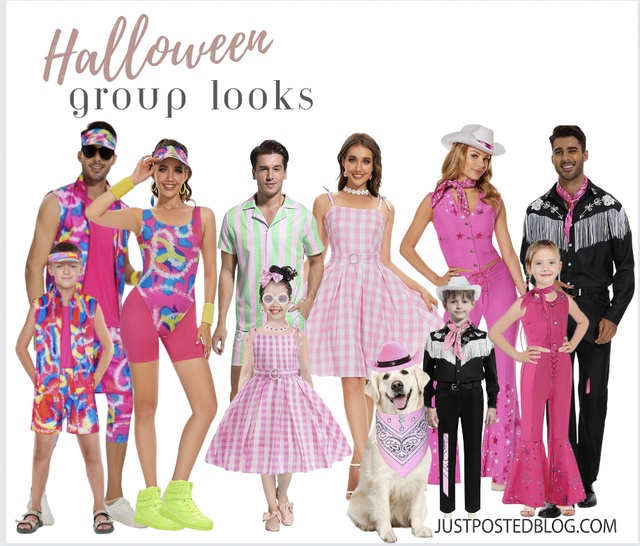 Fun Barbie Halloween costumes for a group or family!
