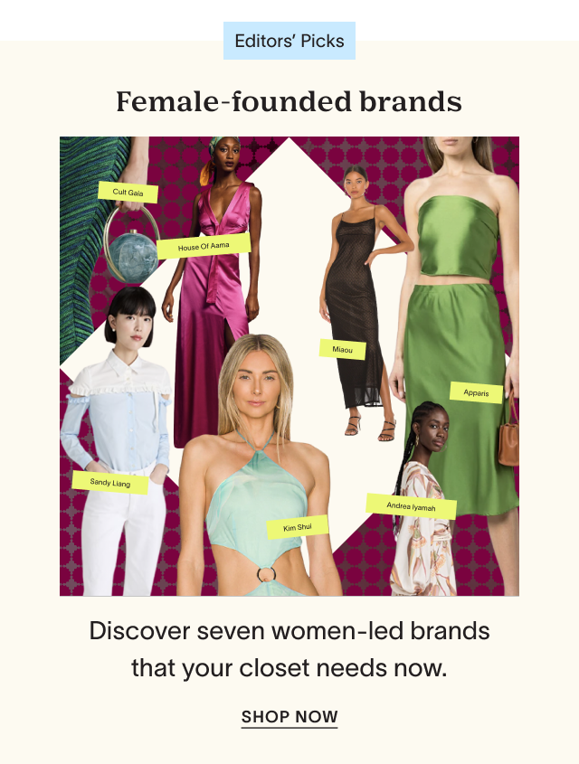 FEMALE FOUNDED BRANDS