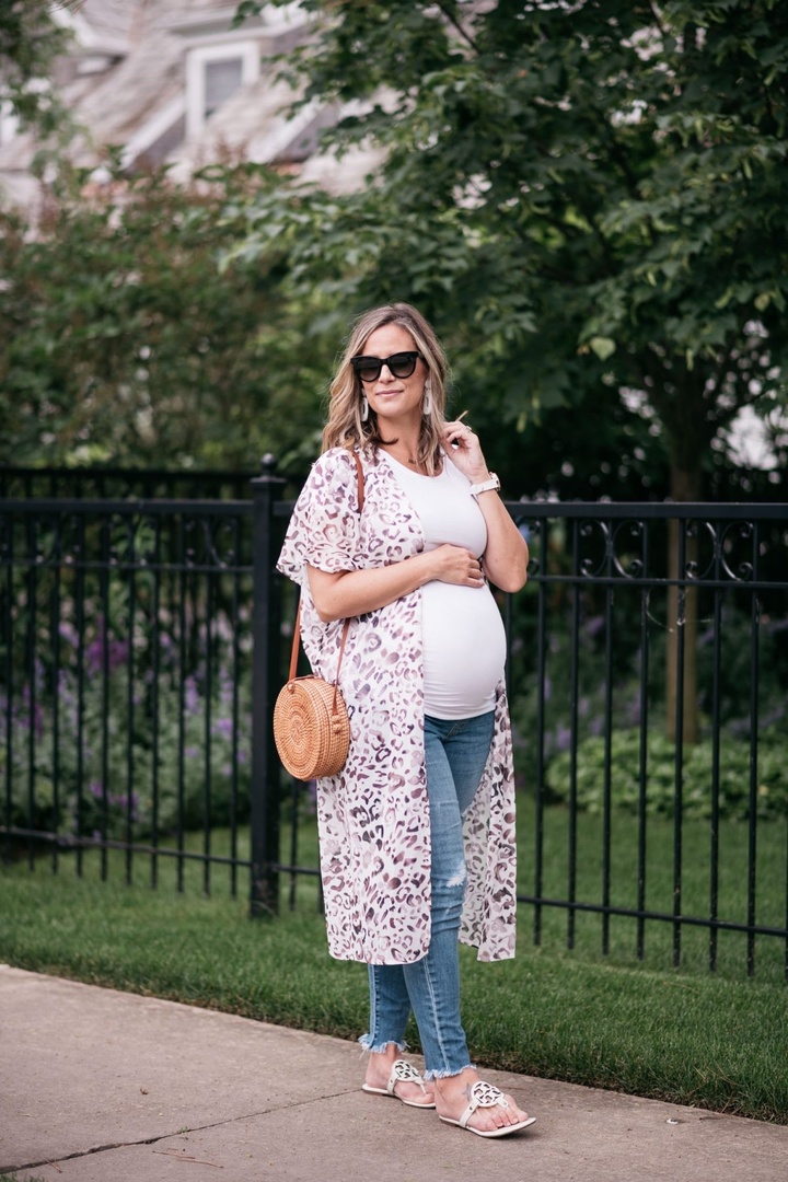 Fashion Look Featuring Tory Burch Sandals and Gap Maternity Tops by ...