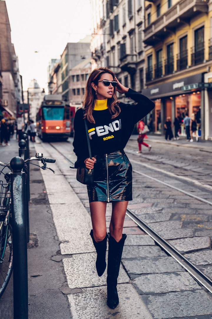 Look for the Fendi show / Milan Fashion Week #ShopStyle #shopthelook #OOTD #fashionweek #mfw