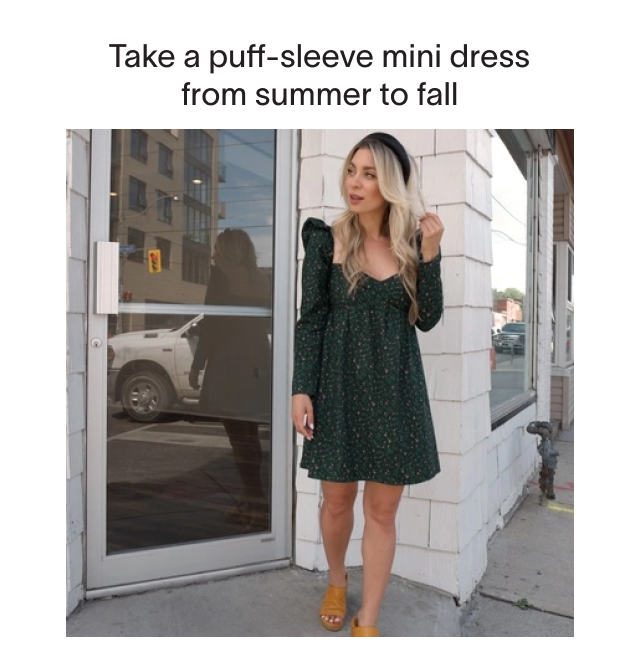 Puff Dress