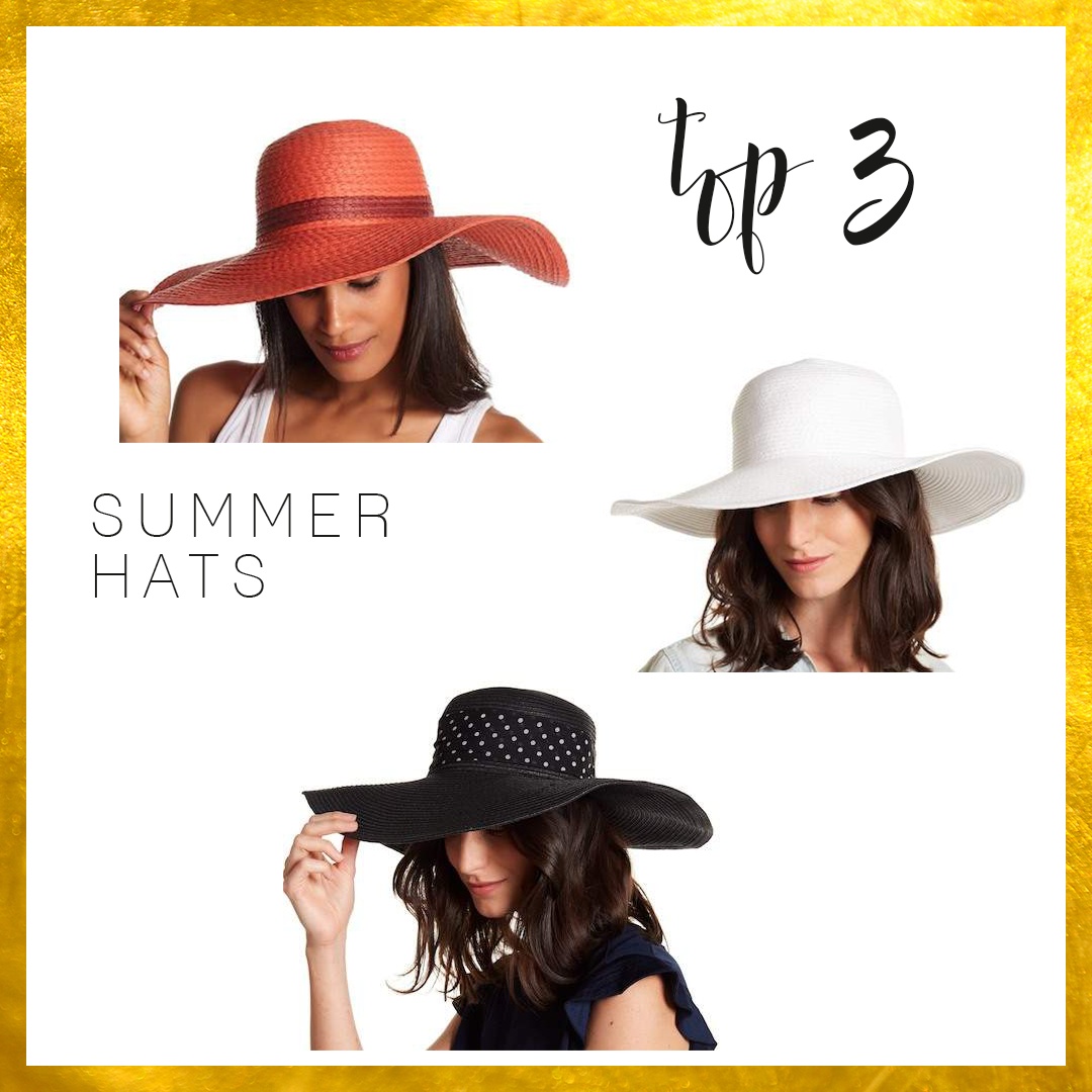 Look by Styleonthespot featuring 14th & Union Pop Color Straw Floppy Hat