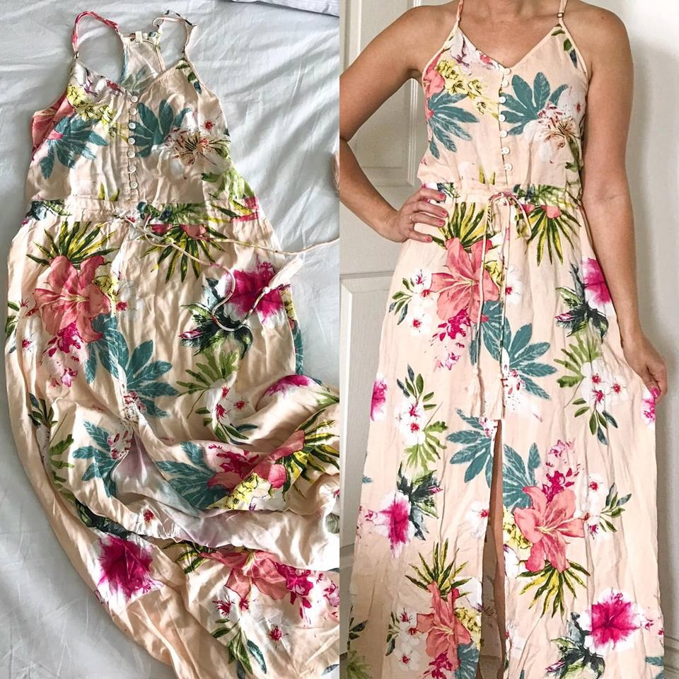 rip curl sweet aloha maxi dress