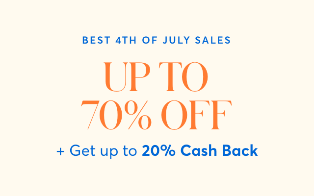 SHOP THE BEST SALES AND GET 20% CASH BACK