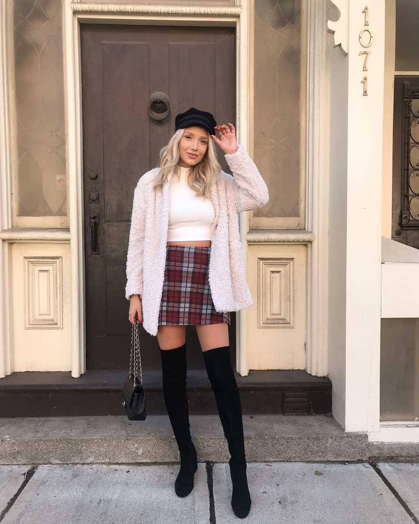 Fashion Look Featuring Monki Coats and Steve Madden Boots by gwengwiz -  ShopStyle