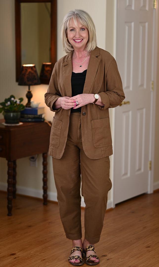 Look by Dressed For My Day featuring Kendra Scott Medium Pave C-Hoop Earrings, 1.7"