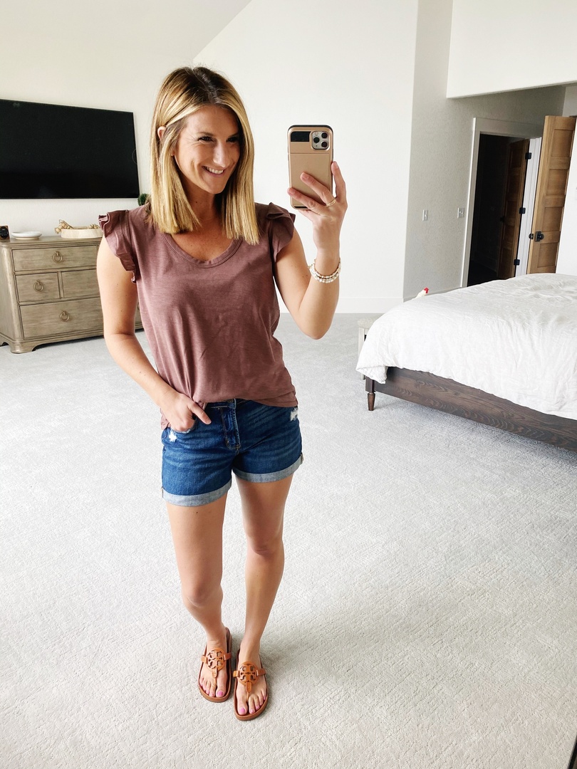 Fashion Look Featuring LOFT Clothes and Shoes and Old Navy Shorts by ...