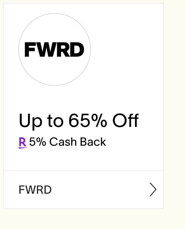 FWRD up to 65% off