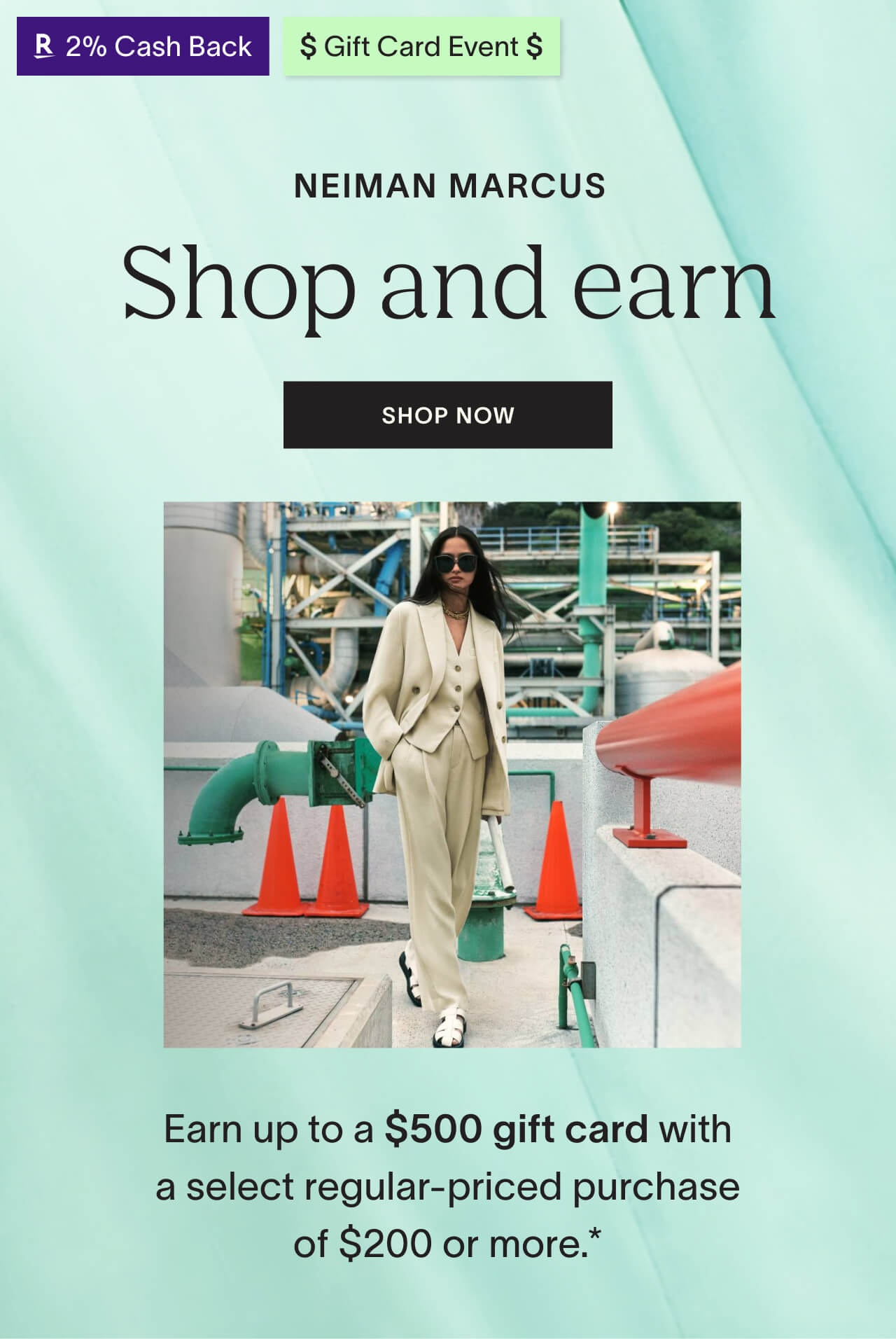 Header: Shop and Earn