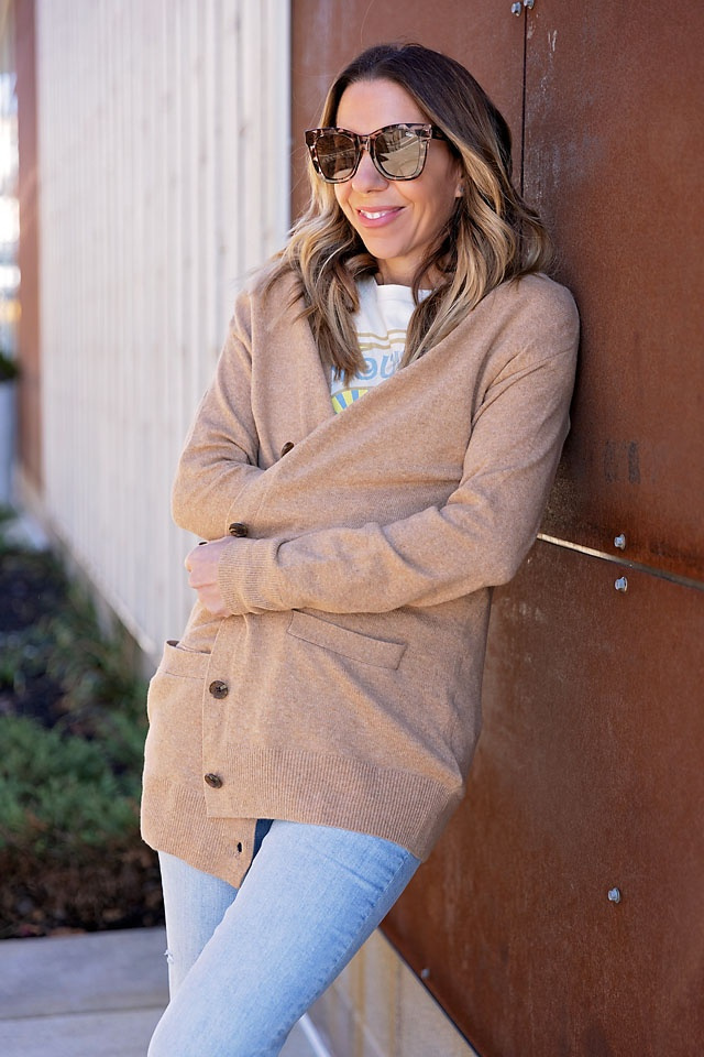 Fashion Look Featuring Gap Petite Knitwear and Gap Stretch Jeans by