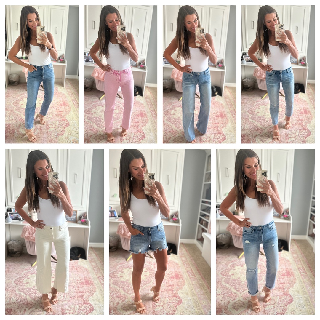 Look by Just Posted featuring Risen Original Vintage Light Wash Jeans
