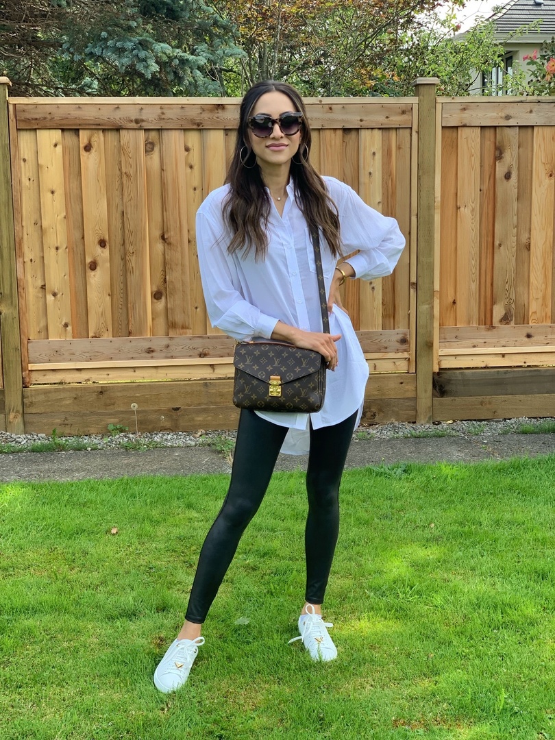 Fashion Look Featuring Louis Vuitton Bags and Le Specs Sunglasses