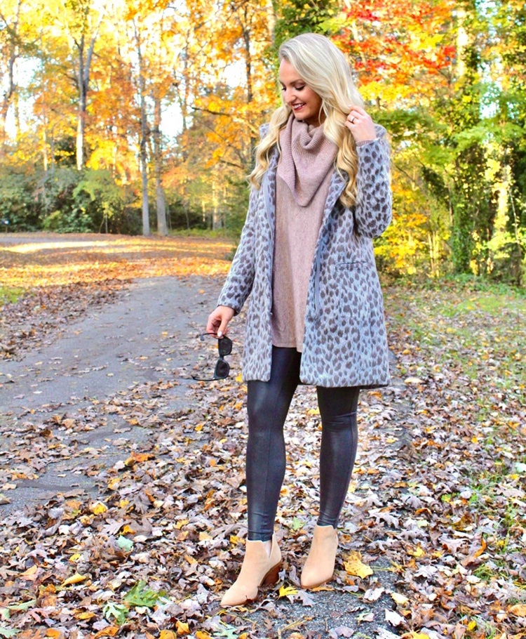 old navy animal print coat