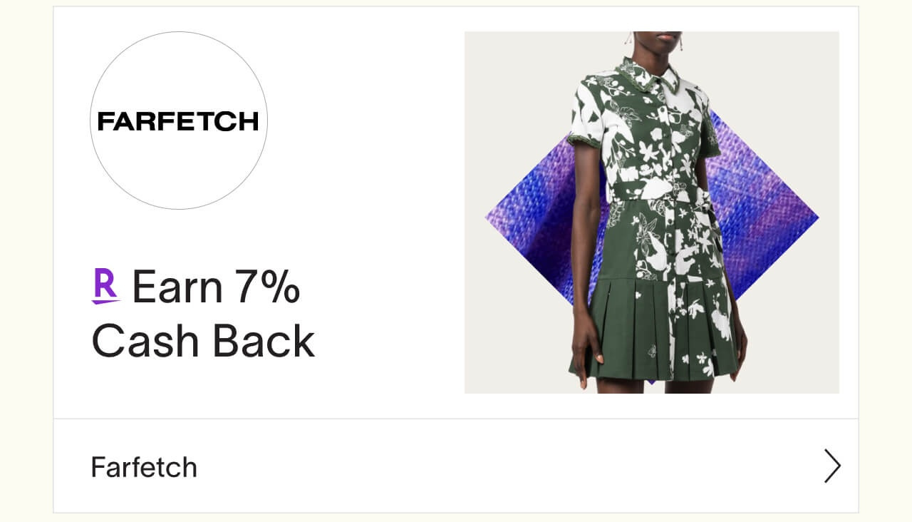 Farfetch 7% CashBack