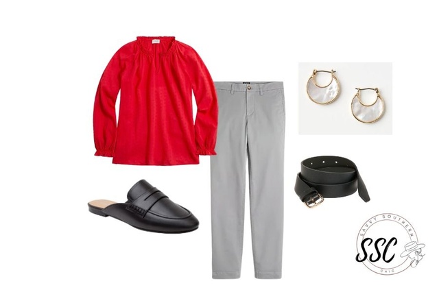 Trending fall color- red #fallstyle #fallcolor