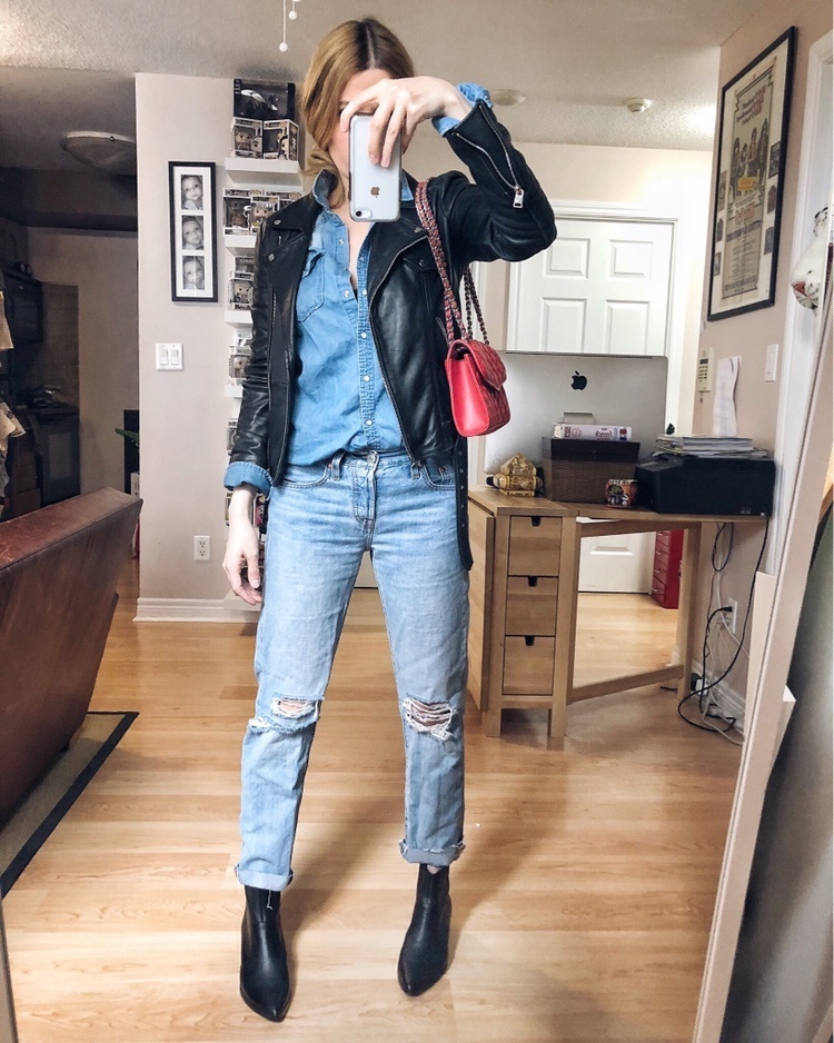 Fashion Look Featuring Levi's Distressed Jeans and Rebecca Minkoff ...