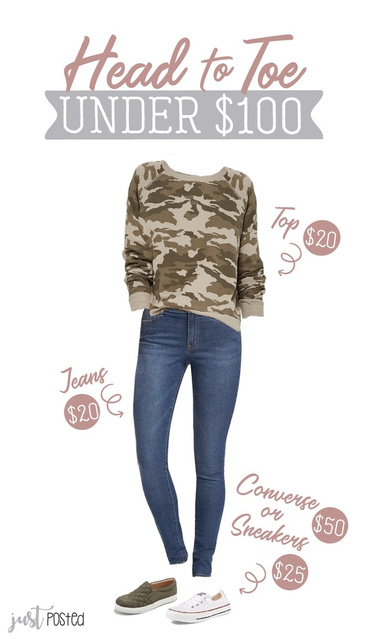 universal thread camo sweatshirt