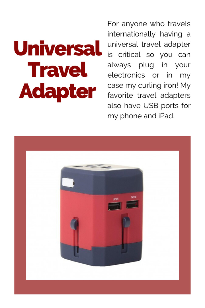 Look by Kristi Hemric featuring Herschel Supply Co. Travel Adapter