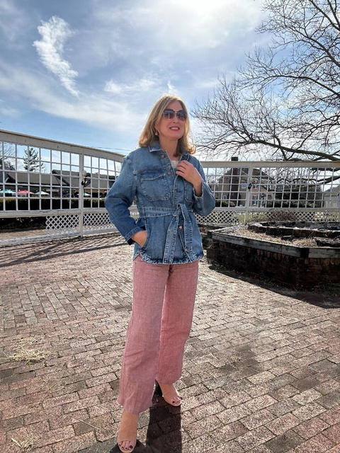 Fashion Look Featuring Athleta Plus Size Pants and Athleta Plus Size  Jackets by themomedit - ShopStyle