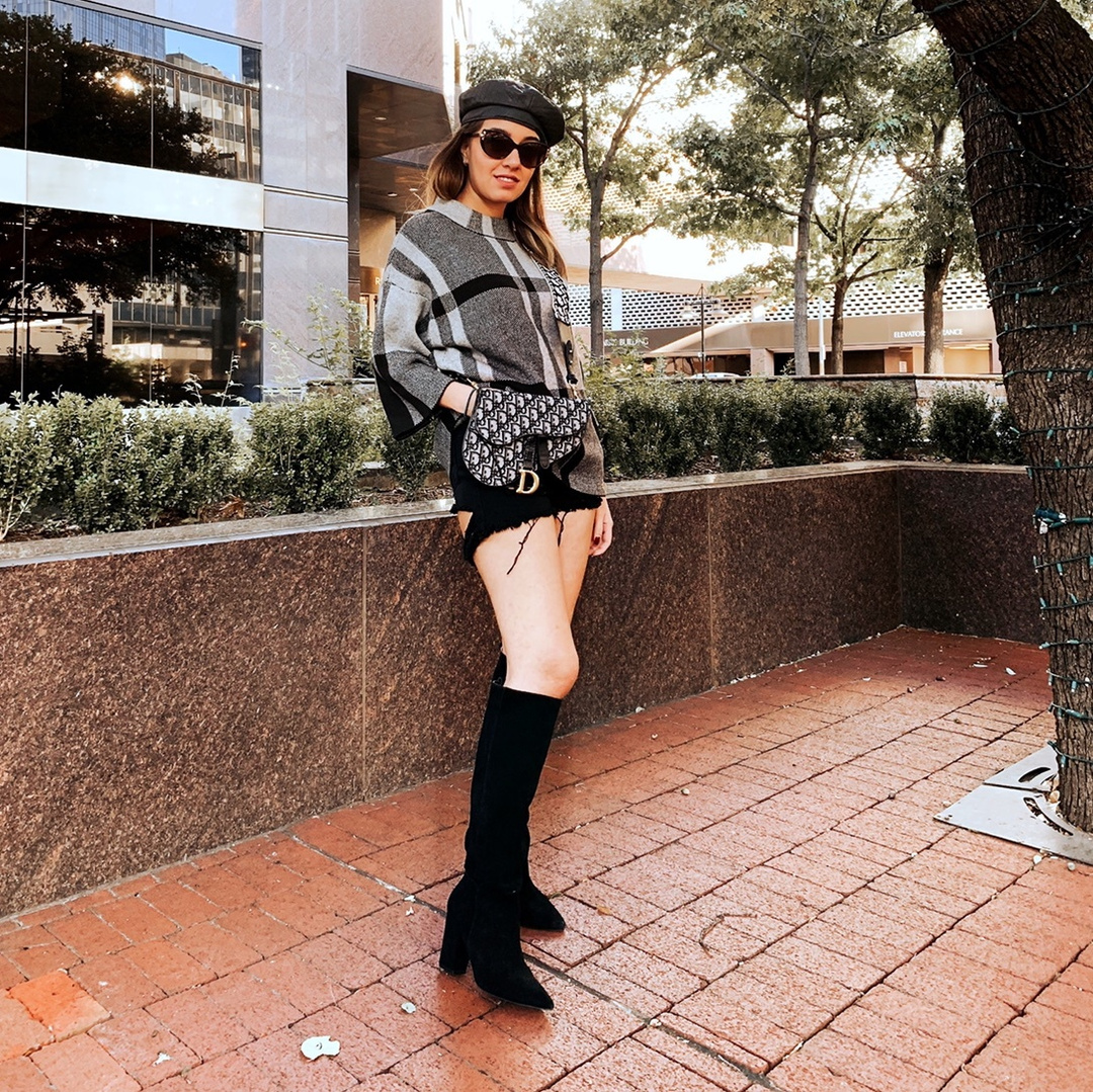 Fashion Look Featuring Stuart Weitzman Boots and Vince Camuto