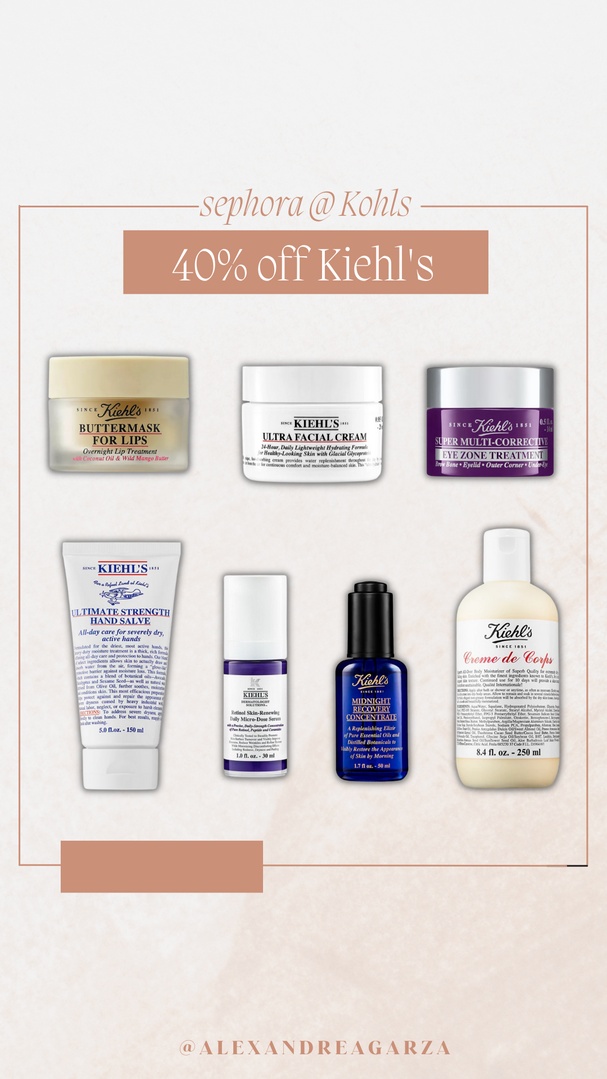 Look by Alexandrea Garza featuring Kiehl's Since 1851 Ultra Facial Moisturizing Cream with Squalane