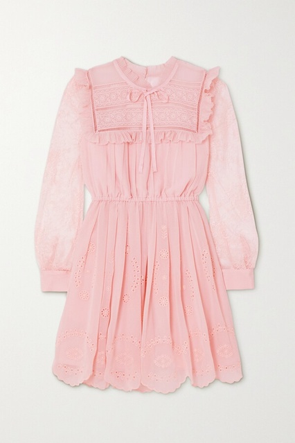 Pink Broderie Dresses #fashionyoureallywant