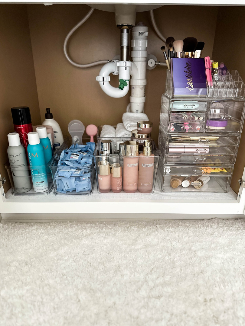 Look by Just Posted featuring Silver-Tone 2 Tier Mesh Sliding Drawer Organizer Basket
