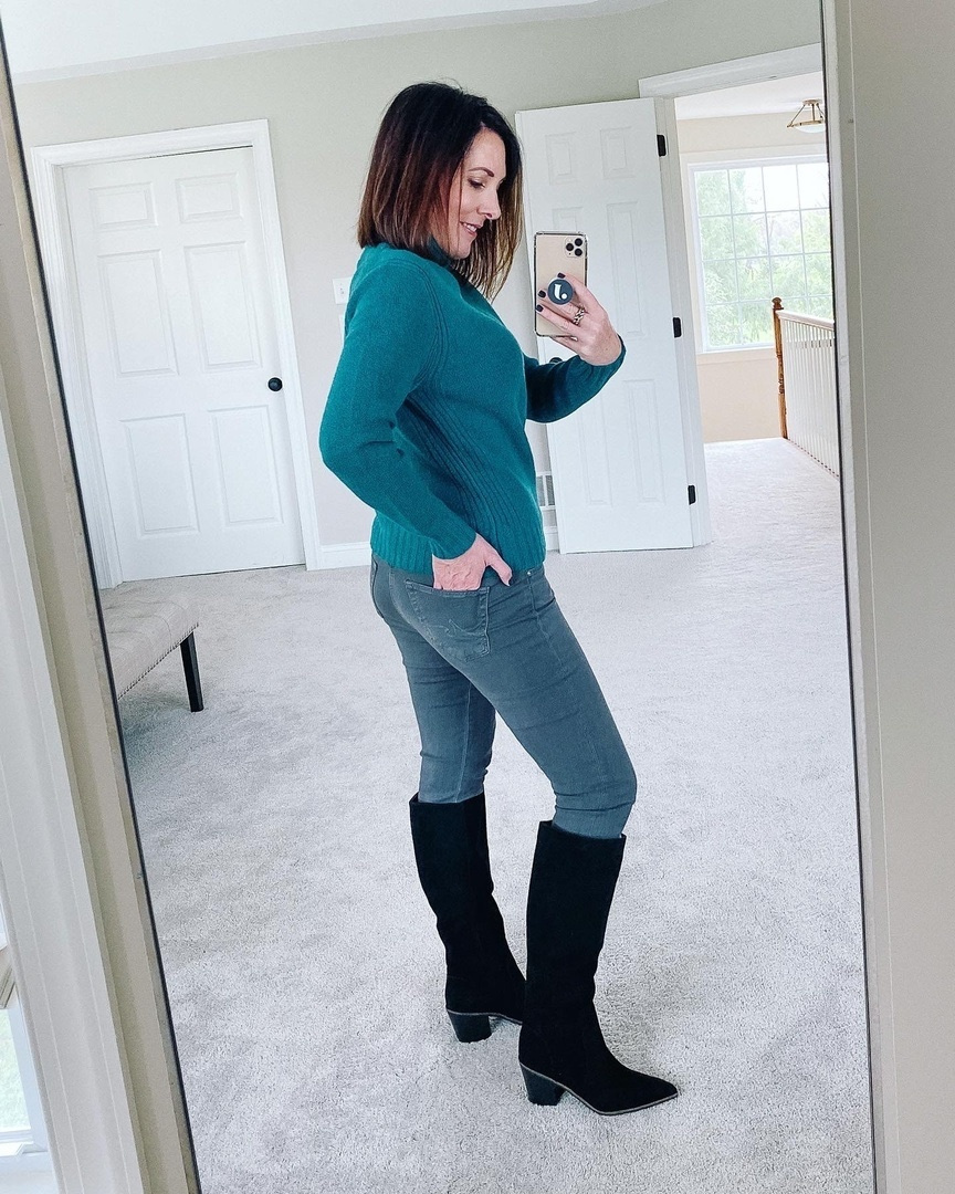 Fashion Look Featuring Cole Haan Boots and Lauren Conrad Skinny Jeans by  Jo-Lynne - ShopStyle